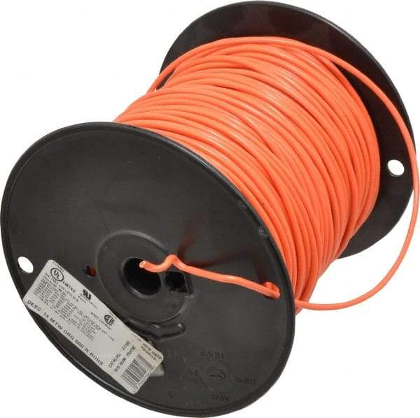 Southwire - 14 AWG, 41 Strand, Orange Machine Tool Wire - PVC, Acid, Moisture and Oil Resistant, 500 Ft. Long - Makers Industrial Supply