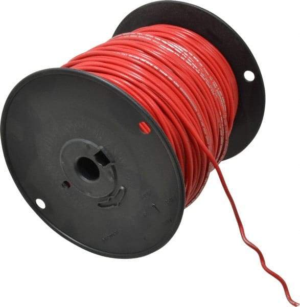 Southwire - 14 AWG, 41 Strand, Red Machine Tool Wire - PVC, Acid, Moisture and Oil Resistant, 500 Ft. Long - Makers Industrial Supply