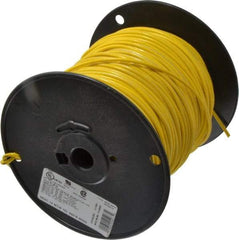 Southwire - 14 AWG, 41 Strand, Yellow Machine Tool Wire - PVC, Acid, Moisture and Oil Resistant, 500 Ft. Long - Makers Industrial Supply