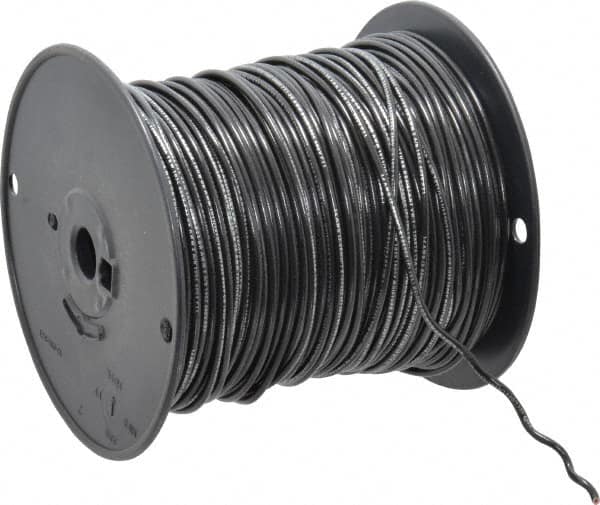 Southwire - 14 AWG, 41 Strand, Black Machine Tool Wire - PVC, Acid, Moisture and Oil Resistant, 500 Ft. Long - Makers Industrial Supply