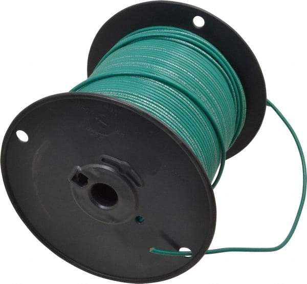 Southwire - 14 AWG, 41 Strand, Green Machine Tool Wire - PVC, Acid, Moisture and Oil Resistant, 500 Ft. Long - Makers Industrial Supply