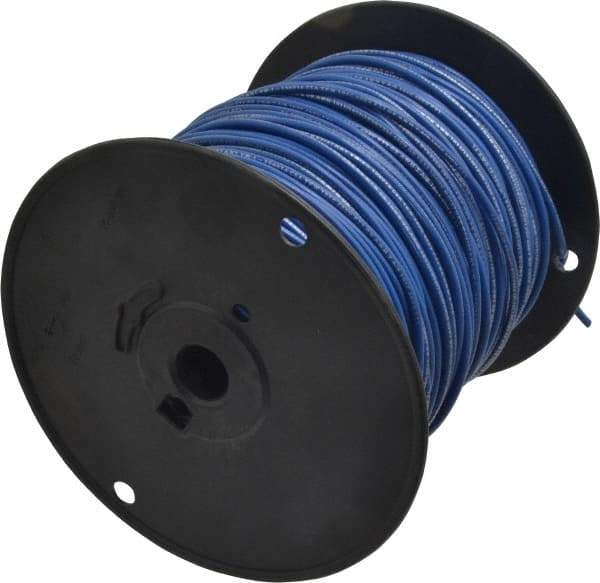 Southwire - 14 AWG, 41 Strand, Blue Machine Tool Wire - PVC, Acid, Moisture and Oil Resistant, 500 Ft. Long - Makers Industrial Supply