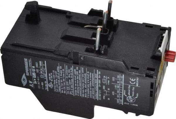 Springer - 0.65 to 1.1 Amp, IEC Overload Relay - Trip Class 10, For Use with 9-32A JC Contactors - Makers Industrial Supply