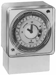 Intermatic - 7 Day Indoor Analog Electrical Timer - 24/120/240 VAC, 50/60 Hz, - Makers Industrial Supply