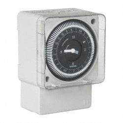 Intermatic - 24 hr Indoor Analog Electrical Timer - 24/120/240 VAC, 50/60 Hz, - Makers Industrial Supply