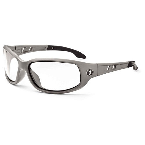 Valkyrie Clear Lens Matte Gray Safety Glasses - Makers Industrial Supply