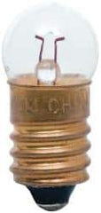 Value Collection - 0.741 Watt, 2.47 Volt, Incandescent Miniature & Specialty G3-1/2 Lamp - Miniature Screw Base, 0.01 to 0.999 Equivalent Range, Warm (1,000 to 3,000), Dimmable, 1" OAL - Makers Industrial Supply