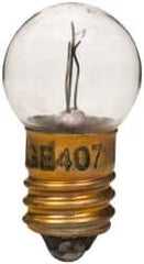 Value Collection - 2.5 Watt, 4.9 Volt, Incandescent Miniature & Specialty G4-1/2 Lamp - Miniature Screw Base, 2 to 4.999 Equivalent Range, Warm (1,000 to 3,000), Dimmable, 1-1/4" OAL - Makers Industrial Supply