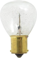 Value Collection - 24.242 Watt, 6.2 Volt, Incandescent Miniature & Specialty RP11 Lamp - Bayonet Base, 5 to 49 Equivalent Range, Warm (1,000 to 3,000), Dimmable, 2-1/4" OAL - Makers Industrial Supply