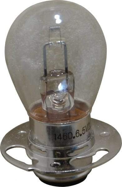 Value Collection - 18 Watt, 6.5 Volt, Incandescent Miniature & Specialty S8 Lamp - Double Contact Prefocus Base, 5 to 49 Equivalent Range, Warm (1,000 to 3,000), Dimmable, 2" OAL - Makers Industrial Supply