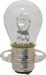 Value Collection - 18 Watt, 6.5 Volt, Incandescent Miniature & Specialty S8 Lamp - Double Contact Prefocus Base, 5 to 49 Equivalent Range, Warm (1,000 to 3,000), Dimmable, 2" OAL - Makers Industrial Supply