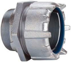 Thomas & Betts - 3" Trade, Steel Threaded Straight Liquidtight Conduit Connector - Noninsulated - Makers Industrial Supply