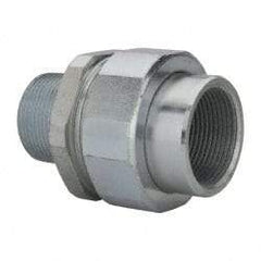 Thomas & Betts - 1-1/4" Trade, Steel Threaded Straight Rigid/Intermediate (IMC) Conduit Male Union - Noninsulated - Makers Industrial Supply