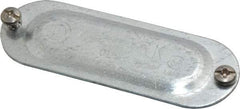 Hubbell Killark - 1/2" Trade, Steel Conduit Body Cover Plate - Use with Form 35 Conduit Bodies, Form 85 Conduit Bodies - Makers Industrial Supply