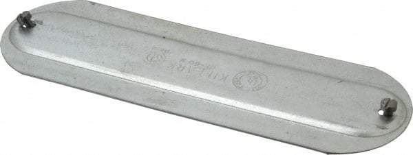 Hubbell Killark - 2" Trade, Steel Conduit Body Cover Plate - Use with Form 35 Conduit Bodies, Form 85 Conduit Bodies - Makers Industrial Supply