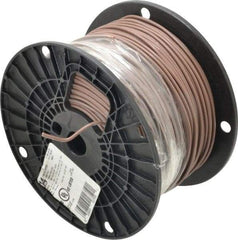 Southwire - THHN/THWN, 14 AWG, 15 Amp, 500' Long, Solid Core, 1 Strand Building Wire - Brown, Thermoplastic Insulation - Makers Industrial Supply