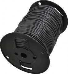 Southwire - THHN/THWN, 10 AWG, 30 Amp, 500' Long, Solid Core, 1 Strand Building Wire - Black, Thermoplastic Insulation - Makers Industrial Supply