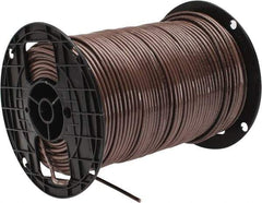 Southwire - THHN/THWN, 10 AWG, 30 Amp, 500' Long, Solid Core, 1 Strand Building Wire - Brown, Thermoplastic Insulation - Makers Industrial Supply