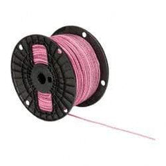 Southwire - THHN/THWN, 14 AWG, 15 Amp, 500' Long, Stranded Core, 19 Strand Building Wire - Pink, Thermoplastic Insulation - Makers Industrial Supply