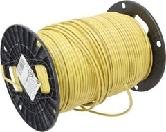 Southwire - THHN/THWN, 10 AWG, 30 Amp, 500' Long, Stranded Core, 19 Strand Building Wire - Yellow, Thermoplastic Insulation - Makers Industrial Supply