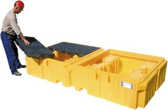 UltraTech - 535 Gallon Sump IBC Pallet - 125 Inch Long x 62 Inch Wide x 22 Inch High, 2 Totes - Makers Industrial Supply