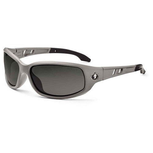 Valkyrie-AF Smoke Lens Matte Gray Safety Glasses-Anti-Fog - Makers Industrial Supply