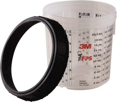 3M - Paint Sprayer Cup & Collar - Standard Collar and Cup - Makers Industrial Supply