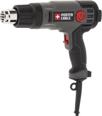 Porter-Cable - 120 to 1,150°F Heat Setting, 19 CFM Air Flow, Heat Gun - 120 Volts, 11.7 Amps, 1,500 Watts, 6' Cord Length - Makers Industrial Supply