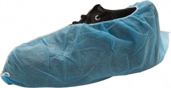 PRO-SAFE - Size L, Polypropylene, Standard Shoe Cover - Blue, Non-Chemical Resistant & Water Resistant - Makers Industrial Supply