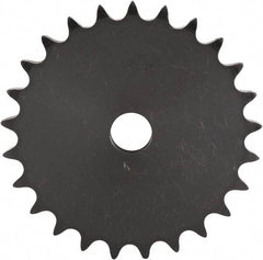 U.S. Tsubaki - 34 Teeth, 1/2" Chain Pitch, Chain Size 40, "A" Plate Roller Chain Sprocket - 19/32" Bore Diam, 5.419" Pitch Diam, 5.7" Outside Diam - Makers Industrial Supply