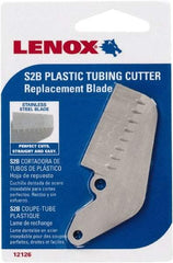 Lenox - Cutter Replacement Blade - Use with Lenox: 12122S2, Cuts PVC, CPVC, Pex, Polyethylene and Rubber Hose - Makers Industrial Supply