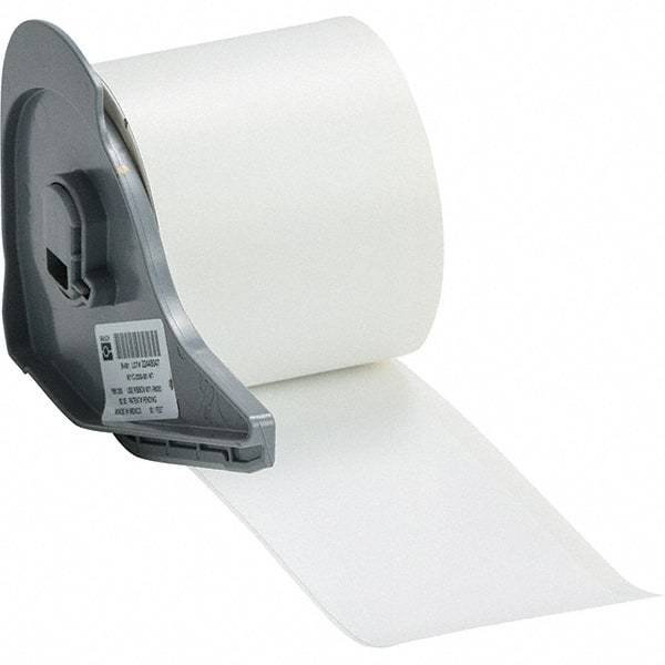 Brady - 2" Wide, White Vinyl Labels - For BMP71 Label Printer - Makers Industrial Supply