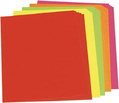 Pacon - Neon Color Poster Board, 28 x 22", Green/Orange/Pink/Red/Yellow 25/Ctn, Poster Board - Use with Easel Stands, Tabletops or Any Supporting Surface - Makers Industrial Supply