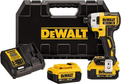 DeWALT - 20 Volt, 1/4" Drive, 20, 125, 152 Ft/Lb Torque, Cordless Impact Driver - 1000, 2800, 3250 RPM, 2 Lithium-Ion Batteries Included - Makers Industrial Supply