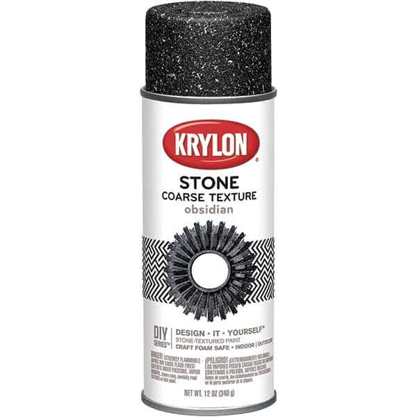 Krylon - Obsidian, Textured, Craft Paint Spray Paint - 12 oz Container - Makers Industrial Supply