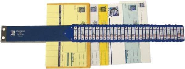 C-LINE - 8-1/2 x 11", Letter Size, Blue, Indexed Sorters - Makers Industrial Supply