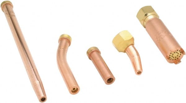 Oxygen/Acetylene Torch Tips; Type: Cutting Tip; Tip Number: 1; Nozzle Type: One Piece; Type: Cutting Tip; Tip Type: Cutting Tip