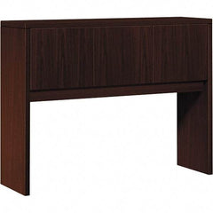 Hon - 48" Long x 37.13" High x 14.63" Deep, Kneespace Credenza - Mahogany (Color), Woodgrain Laminate - Makers Industrial Supply