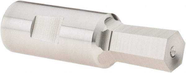 Hassay-Savage - 5/16" Hexagon Rotary Broach - 1/2" Depth of Cut, 1/2" Shank - Makers Industrial Supply