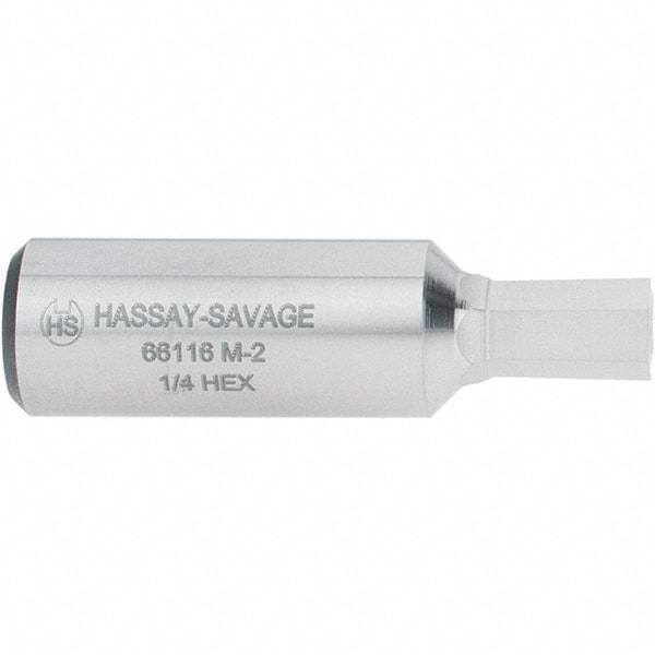 Hassay-Savage - 1/4" Hexagon Rotary Broach - 3/8" Depth of Cut, 1/2" Shank - Makers Industrial Supply