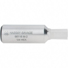 Hassay-Savage - 1/4" Hexagon Rotary Broach - 3/8" Depth of Cut, 1/2" Shank - Makers Industrial Supply