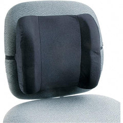 Safco - Black Backrest - For Office Chairs, Car Seat & Home Use - Makers Industrial Supply