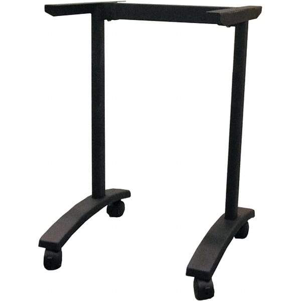 ALERA - 19-3/4" Long x 24-1/2" Wide x 28.38" High Stationary Training Table - Black, Steel - Makers Industrial Supply