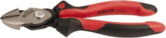 Wiha - 8" OAL, 0.138" Capacity, Cutting Pliers - 0.9" Jaw Length x 0.9" Jaw Width, Soft Grip Handle - Makers Industrial Supply