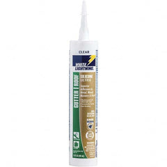 White Lightning - 10 oz Tube White Silicone Sealant - -80 to 450°F Operating Temp, 30 min Tack Free Dry Time, 24 to 48 hr Full Cure Time - Makers Industrial Supply