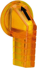 Schneider Electric - 30mm, Amber, Selector Switch Gloved Hand Knob - For Use with 9001K Selector Switches and Harmony 9001K/SK/KX Pushbuttons - Makers Industrial Supply