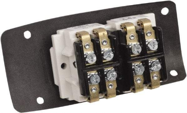 Square D - 5 Amp, Electrical Switch Contact Block - 600 VAC, For Use with Type B Pushbutton Station - Makers Industrial Supply