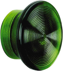 Schneider Electric - Extended Mushroom Head Pushbutton Switch 1-3/8" Knob - Green, Round Button, Illuminated - Makers Industrial Supply