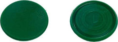 Schneider Electric - Pushbutton Switch Color Insert - Green, Round Button, Nonilluminated - Makers Industrial Supply