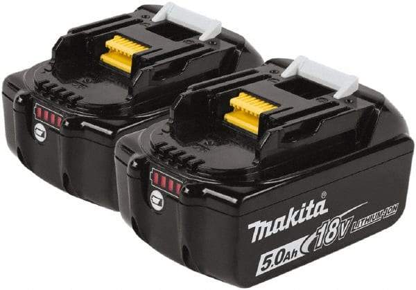 Makita - 18 Volt Lithium-Ion Power Tool Battery - 5 Ahr Capacity, 45 min Charge Time, Series LXT - Makers Industrial Supply